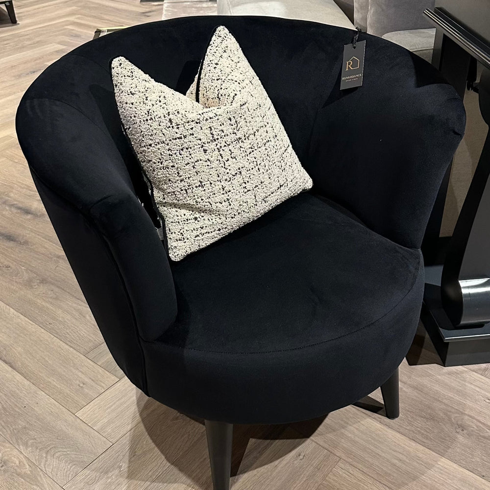 Conrad accent armchair custom made in selection of grade b fabrics and other choices