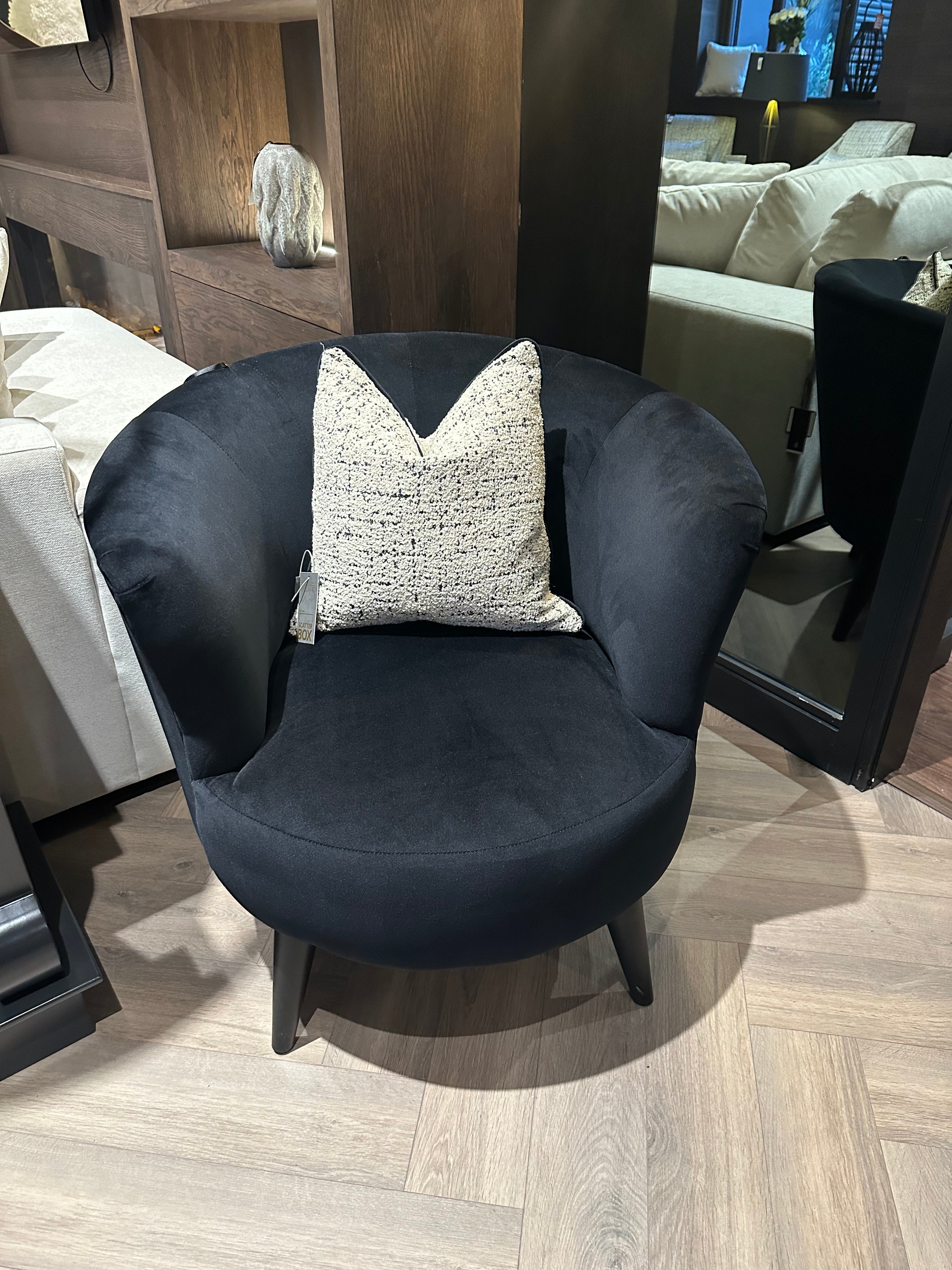 Conrad accent armchair custom made in selection of grade b fabrics and other choices-Renaissance Design Studio