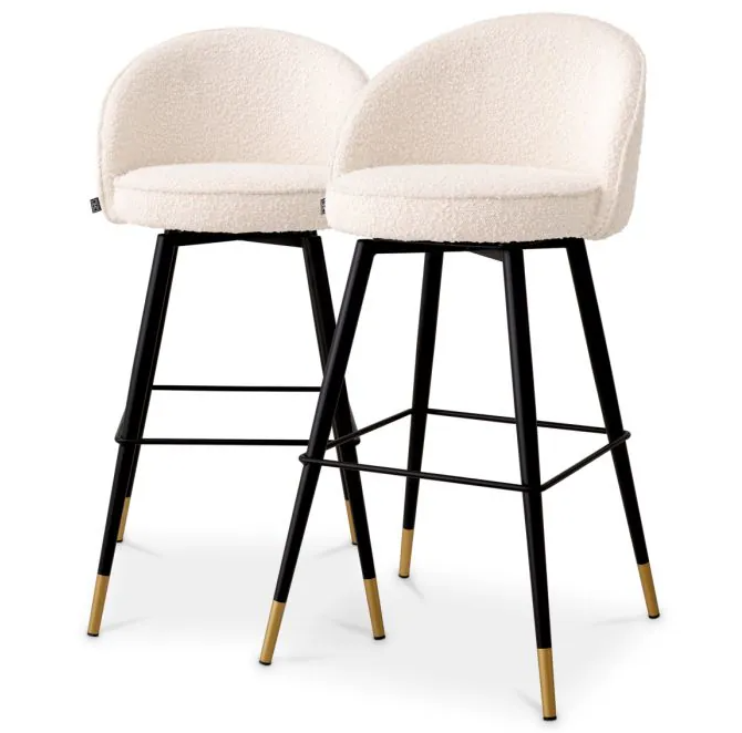 Cooper Bar Stools by Eichholtz - Set of 2-Renaissance Design Studio