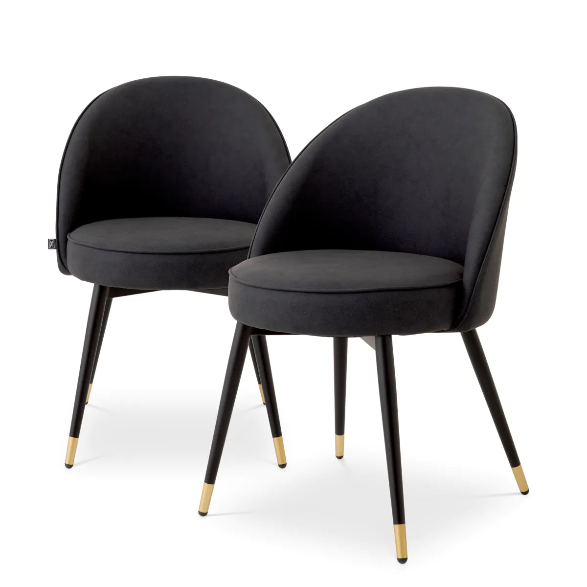Cooper faux leather dining chair by Eichholtz set of 2-Renaissance Design Studio
