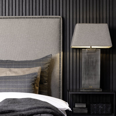 Copenhagen tall  upholstered Headboard with  stud detail