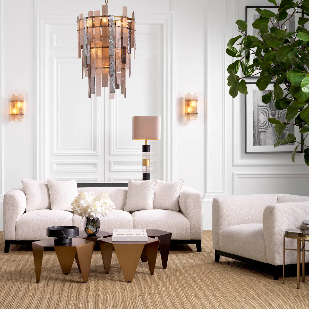 Corso designer armchair in 2 colours by Eichholtz-Renaissance Design Studio