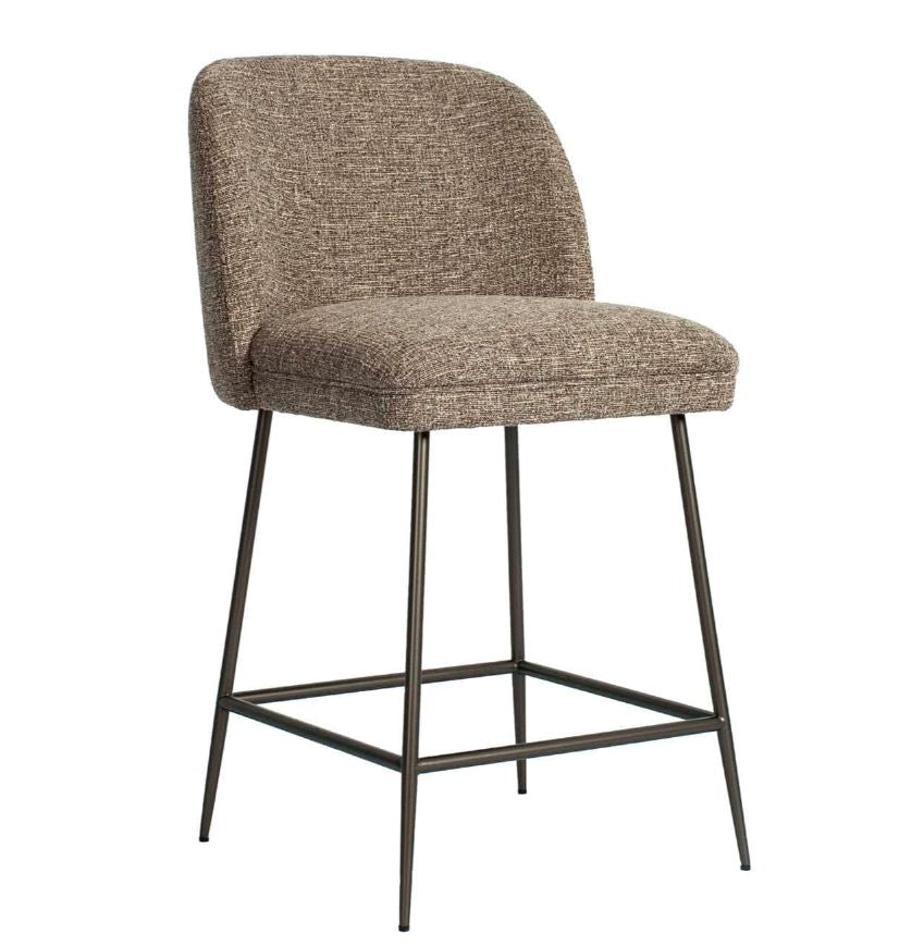 Counter stool Brown Tweed-Renaissance Design Studio