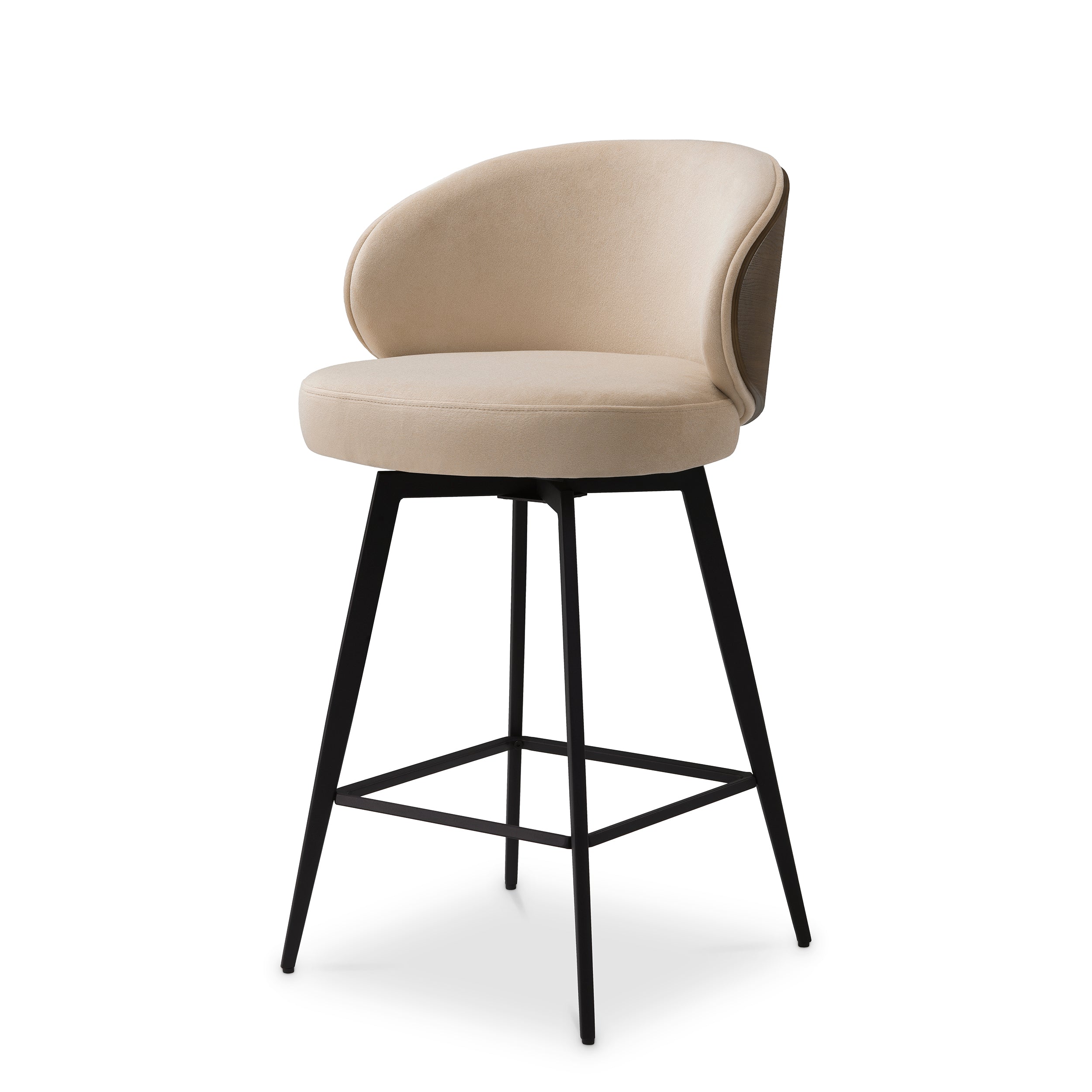 Counter Stool Camerota with Swivel Base by Eichholtz-Counter Stools-Renaissance Design Studio