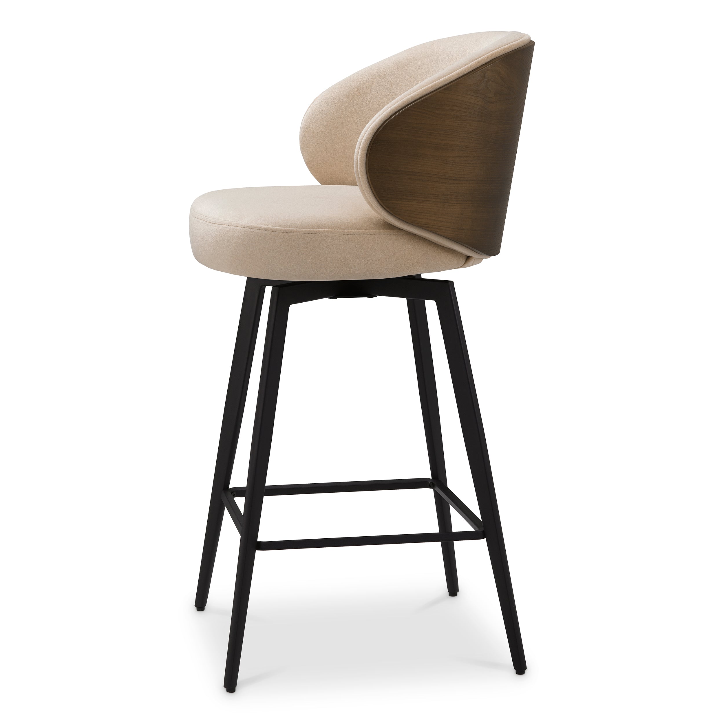 Counter Stool Camerota with Swivel Base by Eichholtz-Counter Stools-Renaissance Design Studio