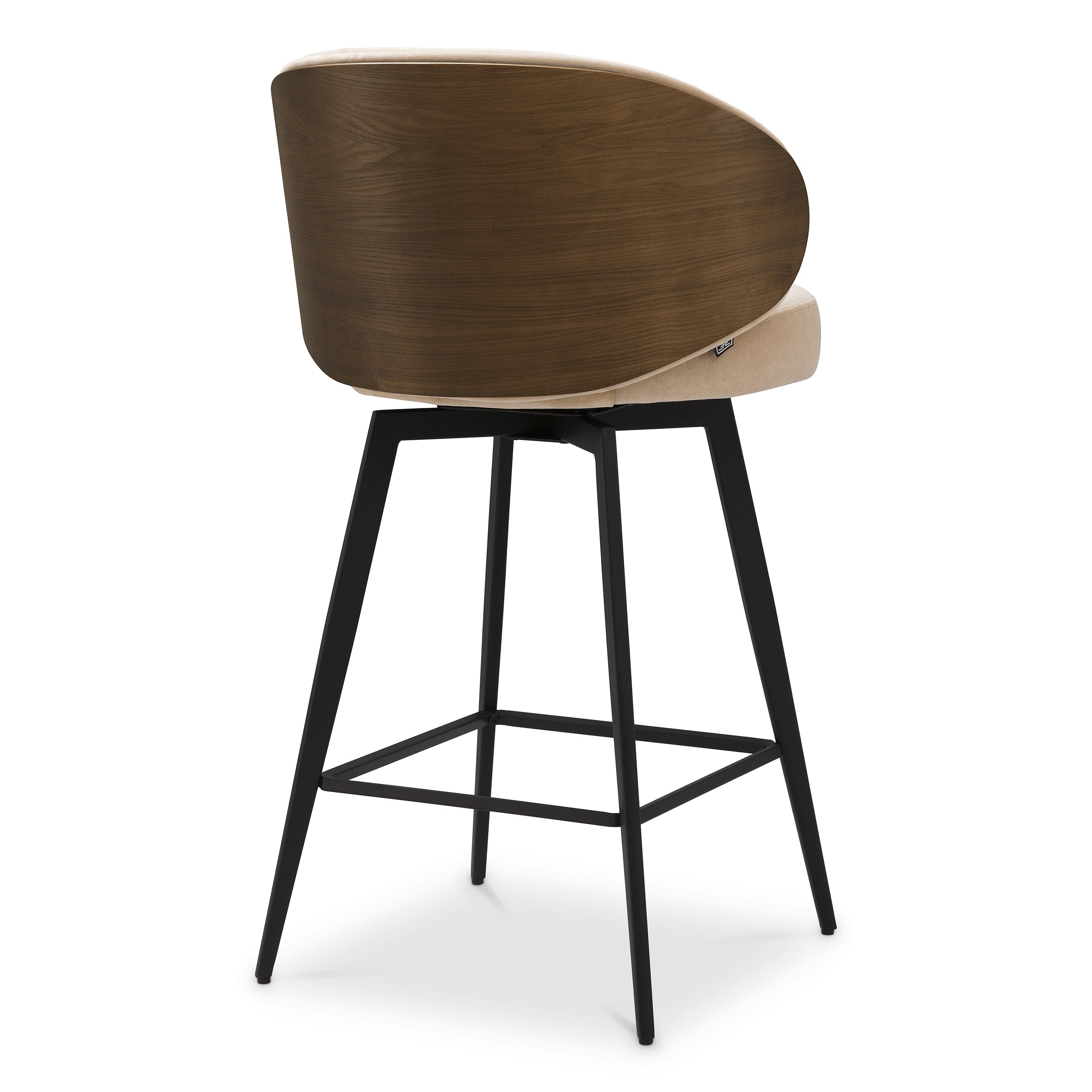 Counter Stool Camerota with Swivel Base by Eichholtz-Counter Stools-Renaissance Design Studio