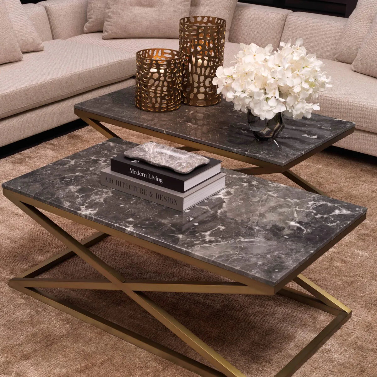 Criss Cross Coffee table by Eichholtz-Renaissance Design Studio