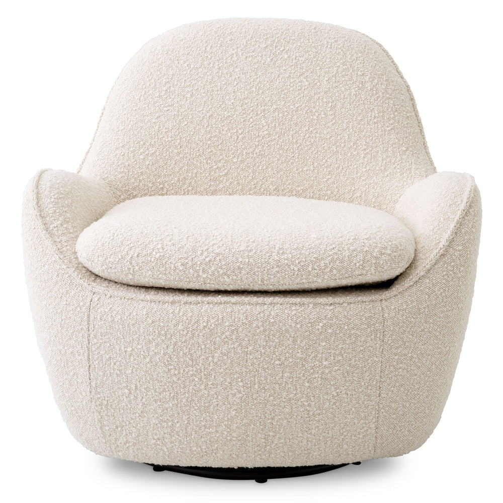 Cupid chair in cream boucle  by Eichholtz
