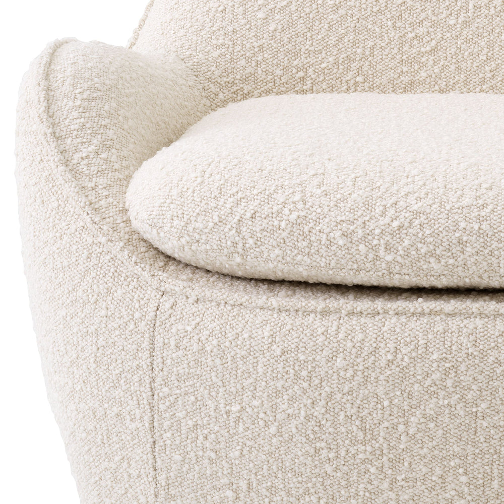 Cupid chair in cream boucle  by Eichholtz