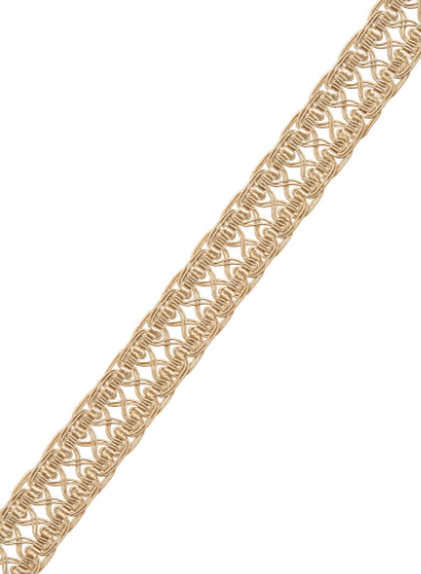 Curtain Trim - Prosecco Spun Gold-Renaissance Design Studio