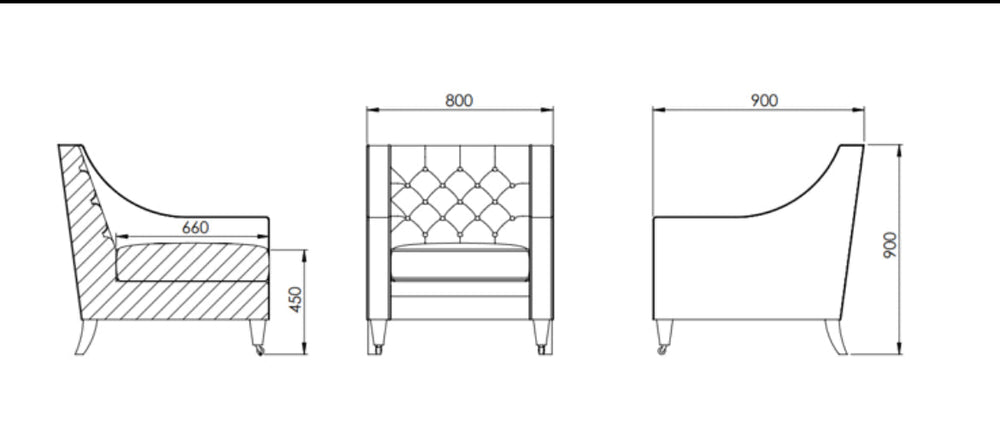 Custom made Renaissance armchairs