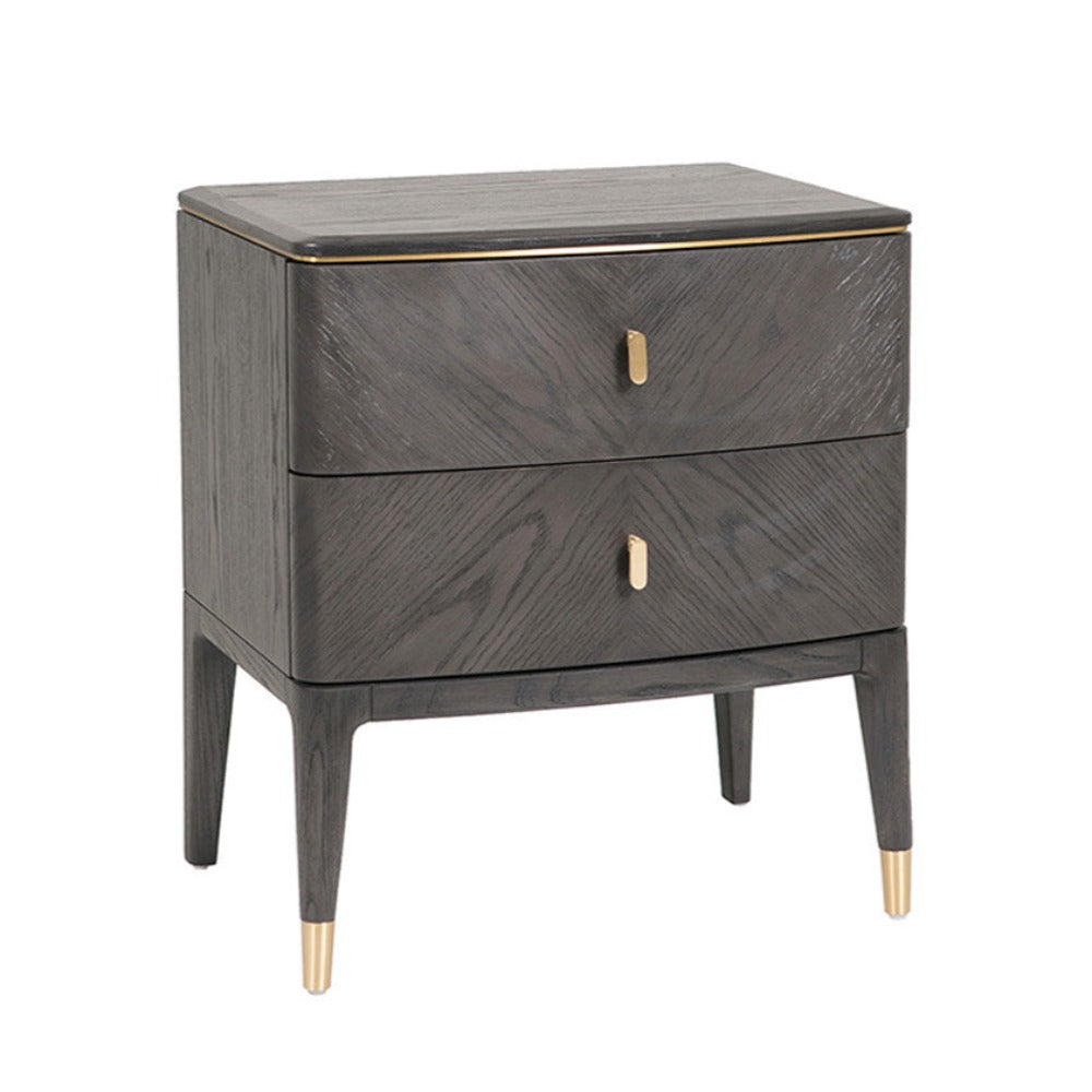 Darcy 2 Drawer Luxury Bedside Cabinet Reduced Price-Renaissance Design Studio