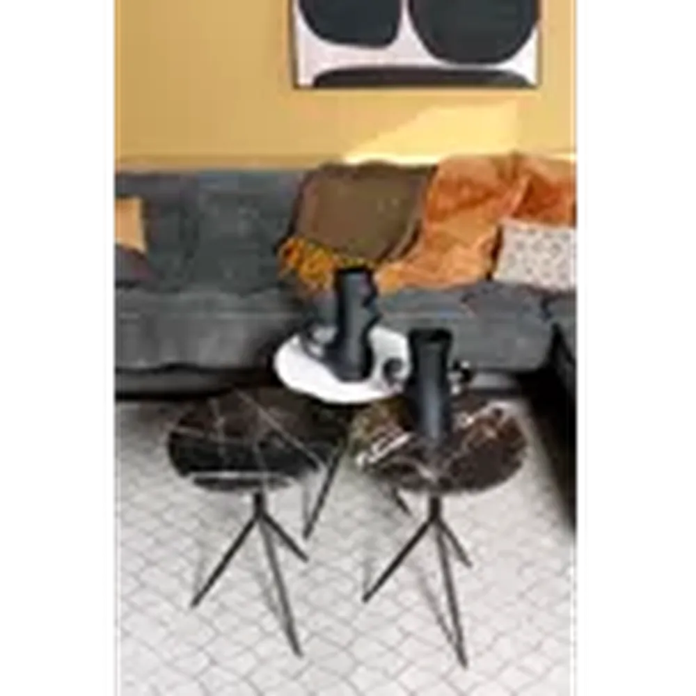 Darley Black Marble side table. Reduced from €199-Renaissance Design Studio