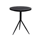 Darley Matble and black side table
