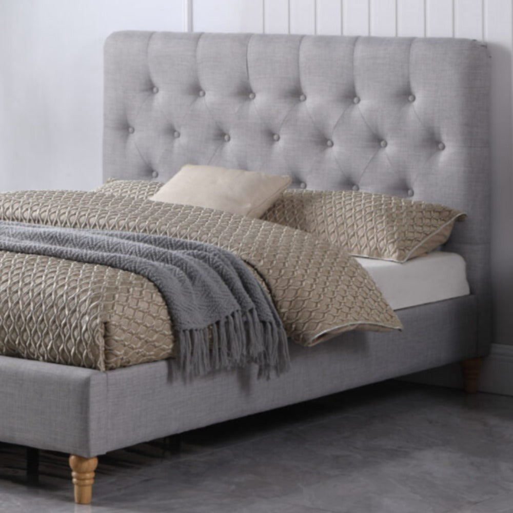 Darling fabric bed in single or double at a great price