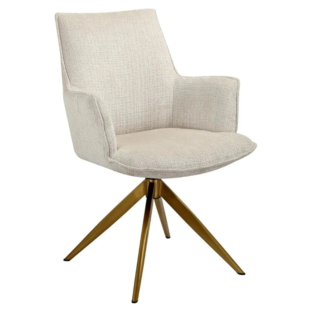 Davina Swivel Carver Dining Chair Reduced by 30%-Renaissance Design Studio