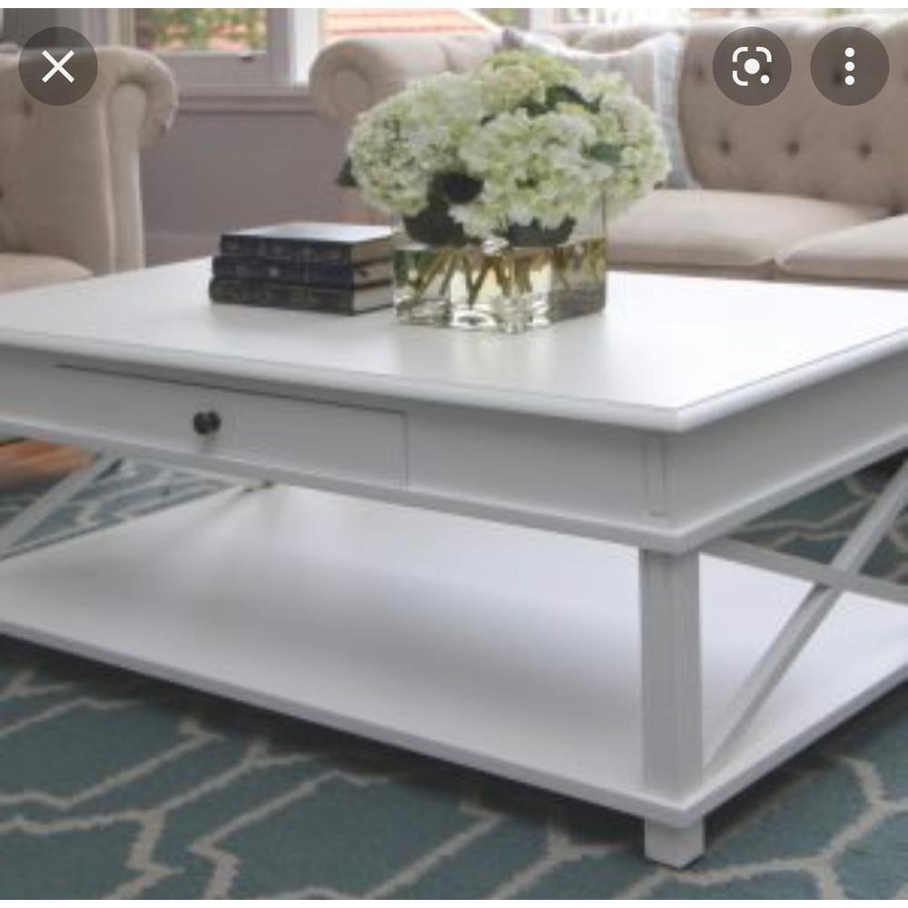 Dawson Coffee Table with shelf and 1 drawer. REDUCED less than half price ! Clearance sale-Renaissance Design Studio