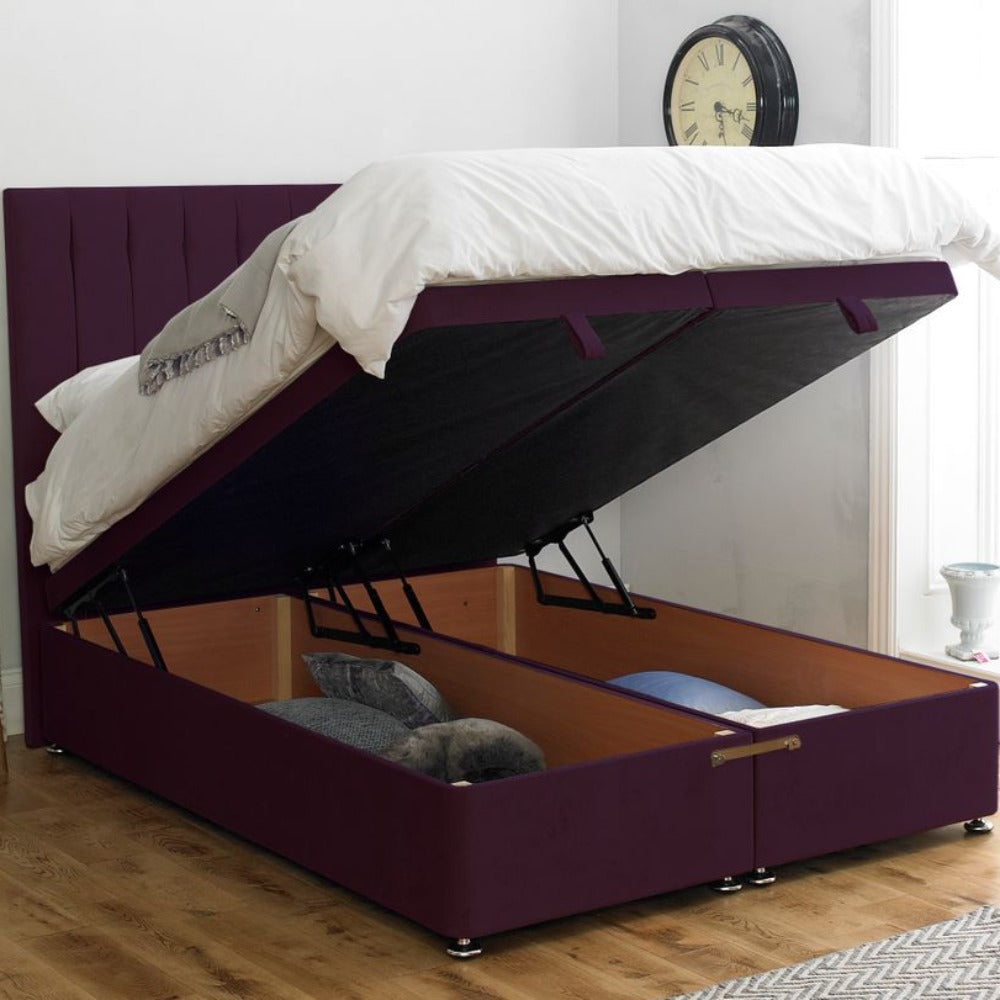DD Ottoman twin or side lift gas lift base to order-gas lift ottoman bed-Renaissance Design Studio