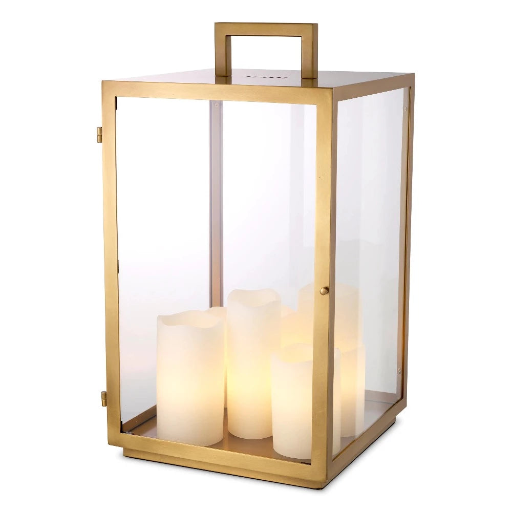 Debonair Candle hurricane Lamp by Eichholtz reduced-Renaissance Design Studio