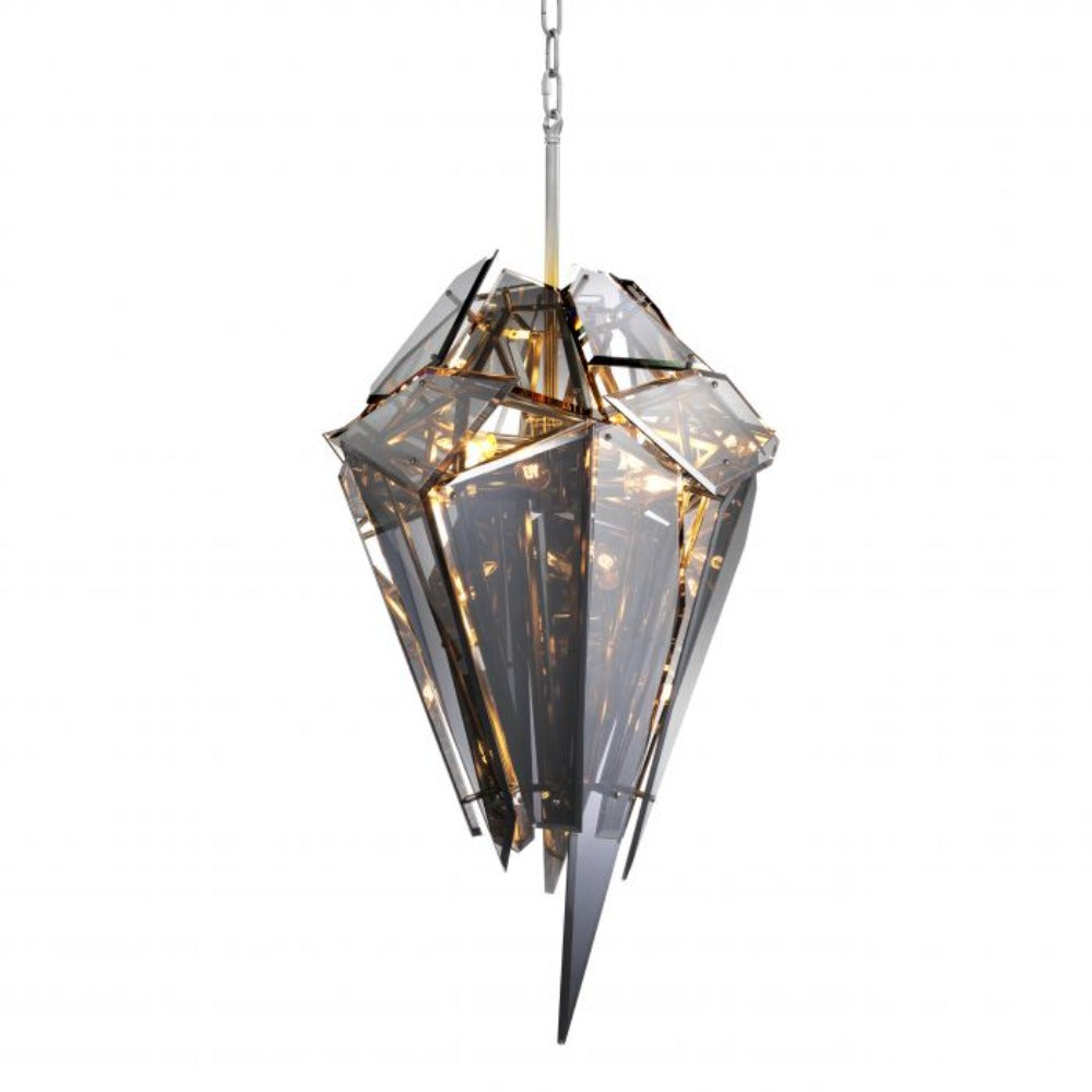 Diamond Cut Shard Chandelier by Eichholtz-Chandeliers-Renaissance Design Studio