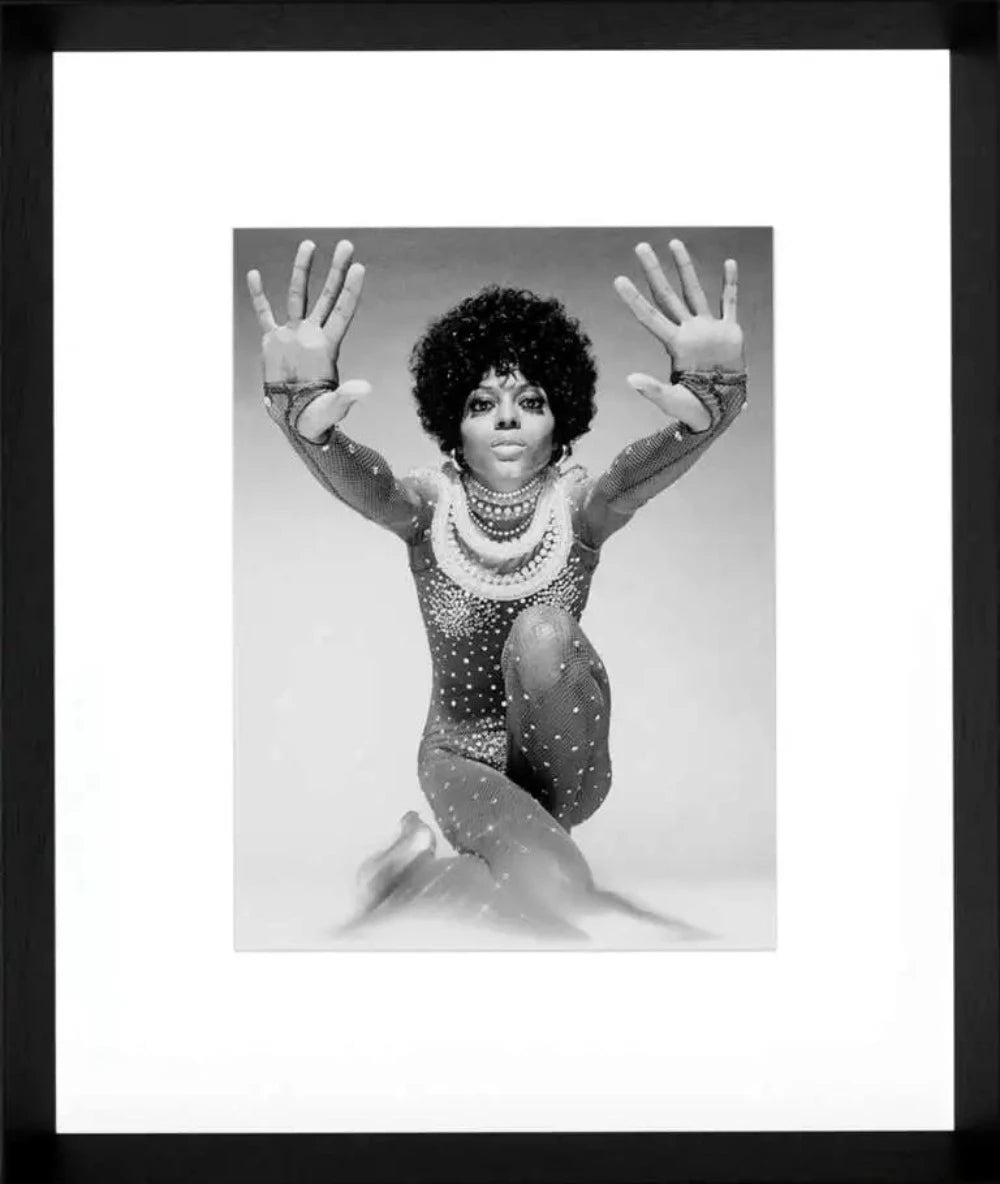 Diana Ross Framed Art LIMITED EDITION SIGNED BY THE ARTIST-Artwork-Renaissance Design Studio