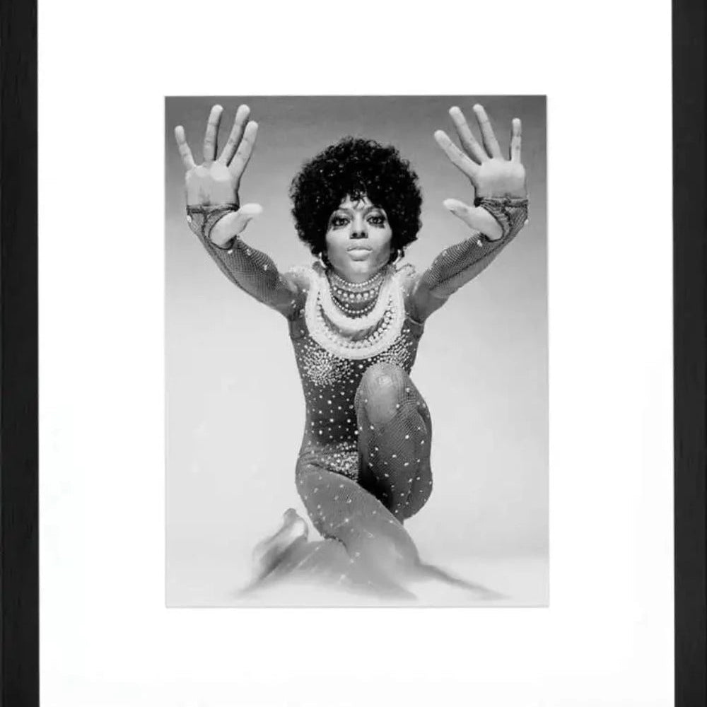 Diana Ross Framed Art  LIMITED EDITION SIGNED BY THE ARTIST