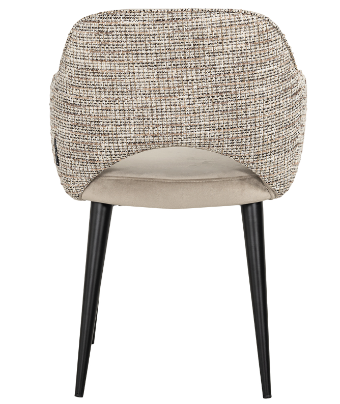 Dining Carver Armchair Tabitha Guinness 2 Tone Fabric. Reduced.-Renaissance Design Studio