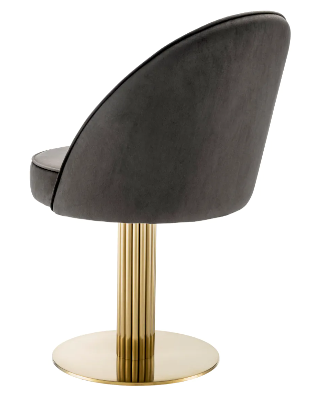 Dining Chair Dorland  brushed brass finish by Eichholtz