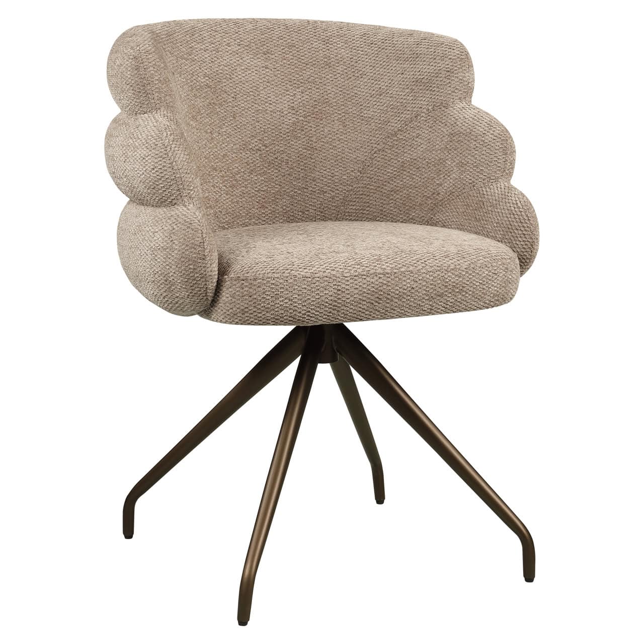 Dining Chair Kaya - Mocca-Dining Chair-Renaissance Design Studio