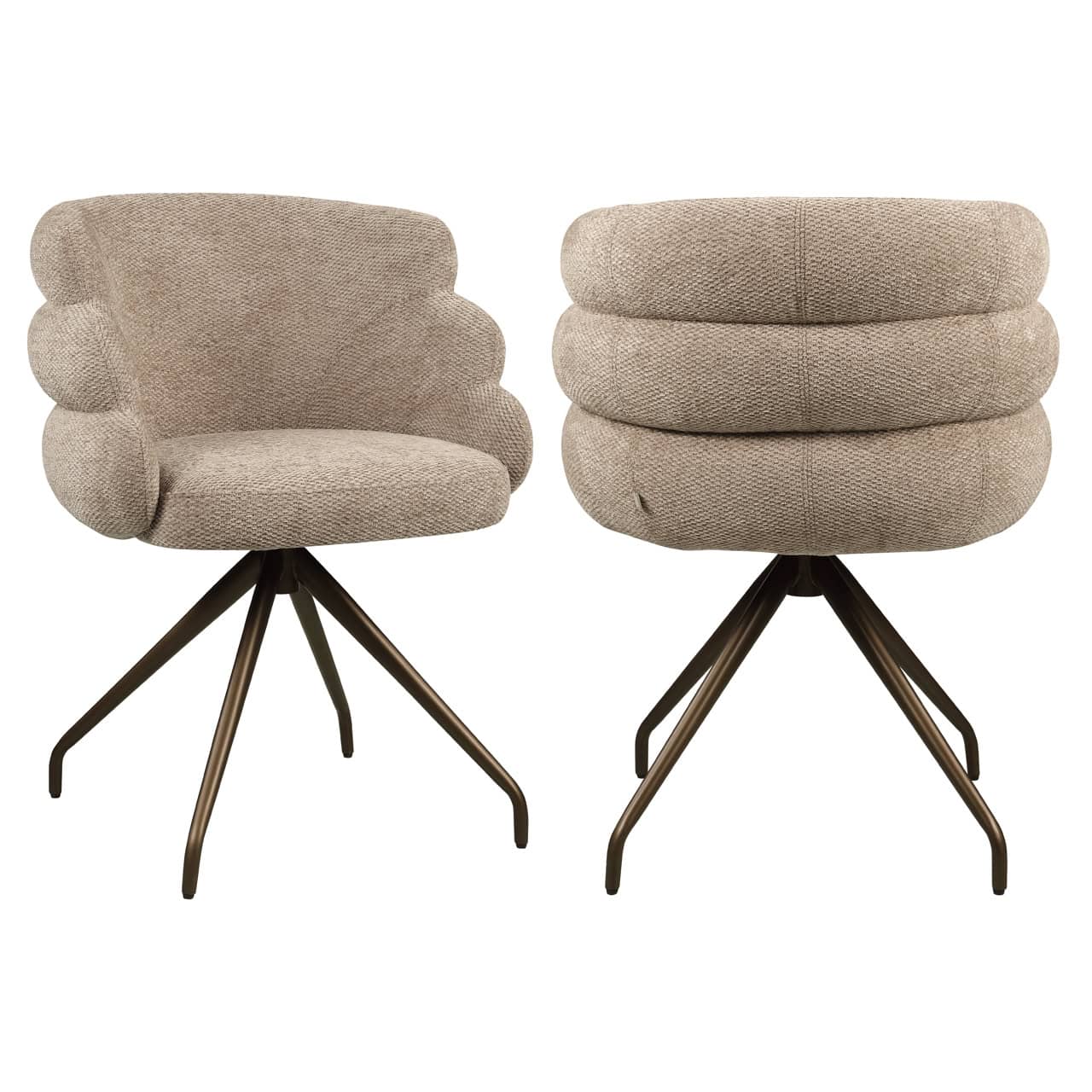 Dining Chair Kaya - Mocca-Dining Chair-Renaissance Design Studio