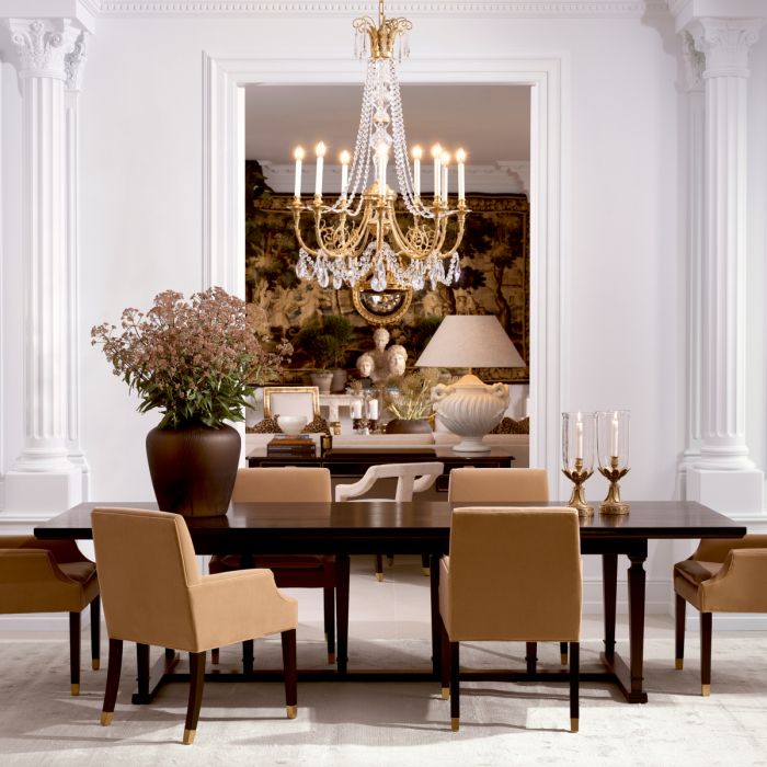 Dining Table Americana by Eichholtz with Historic Provance-Renaissance Design Studio