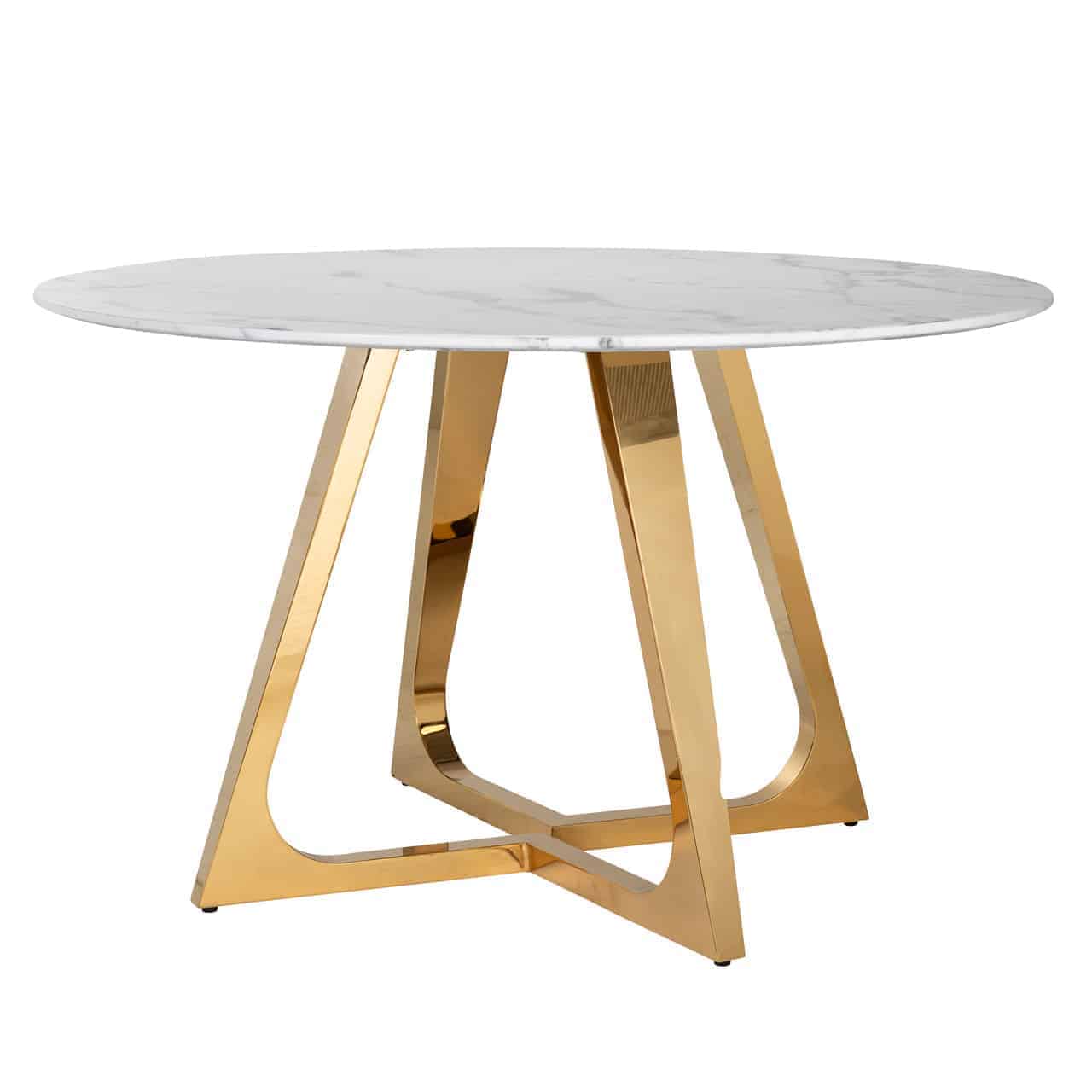 Dining table dynasty round 130 cm-Renaissance Design Studio