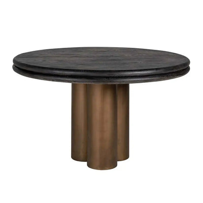 Dining table Macaron Black rustic