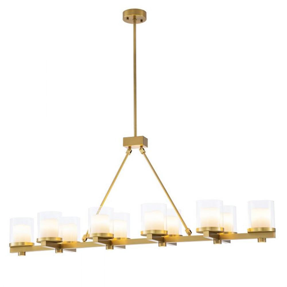 Donovan Hanging light fitting in antiqued brass by Eichholtz-Renaissance Design Studio