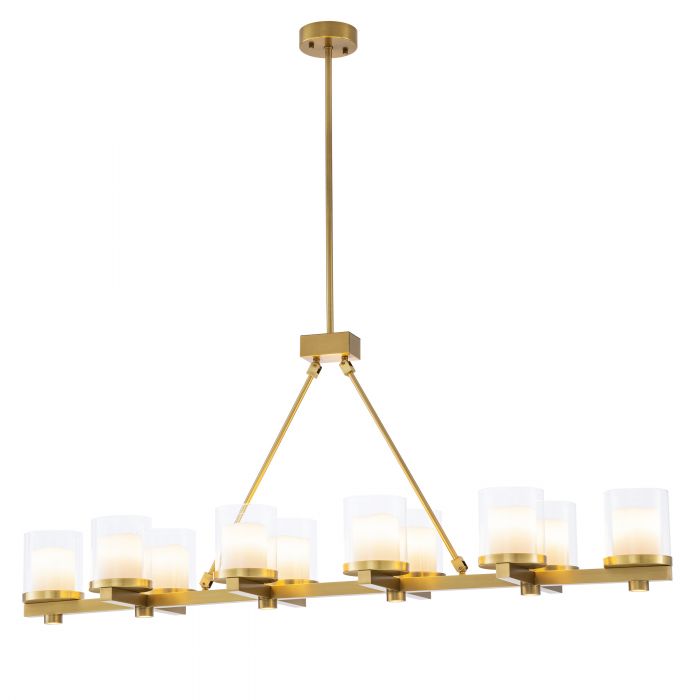 Donovan Hanging light fitting in antiqued brass by Eichholtz-Renaissance Design Studio