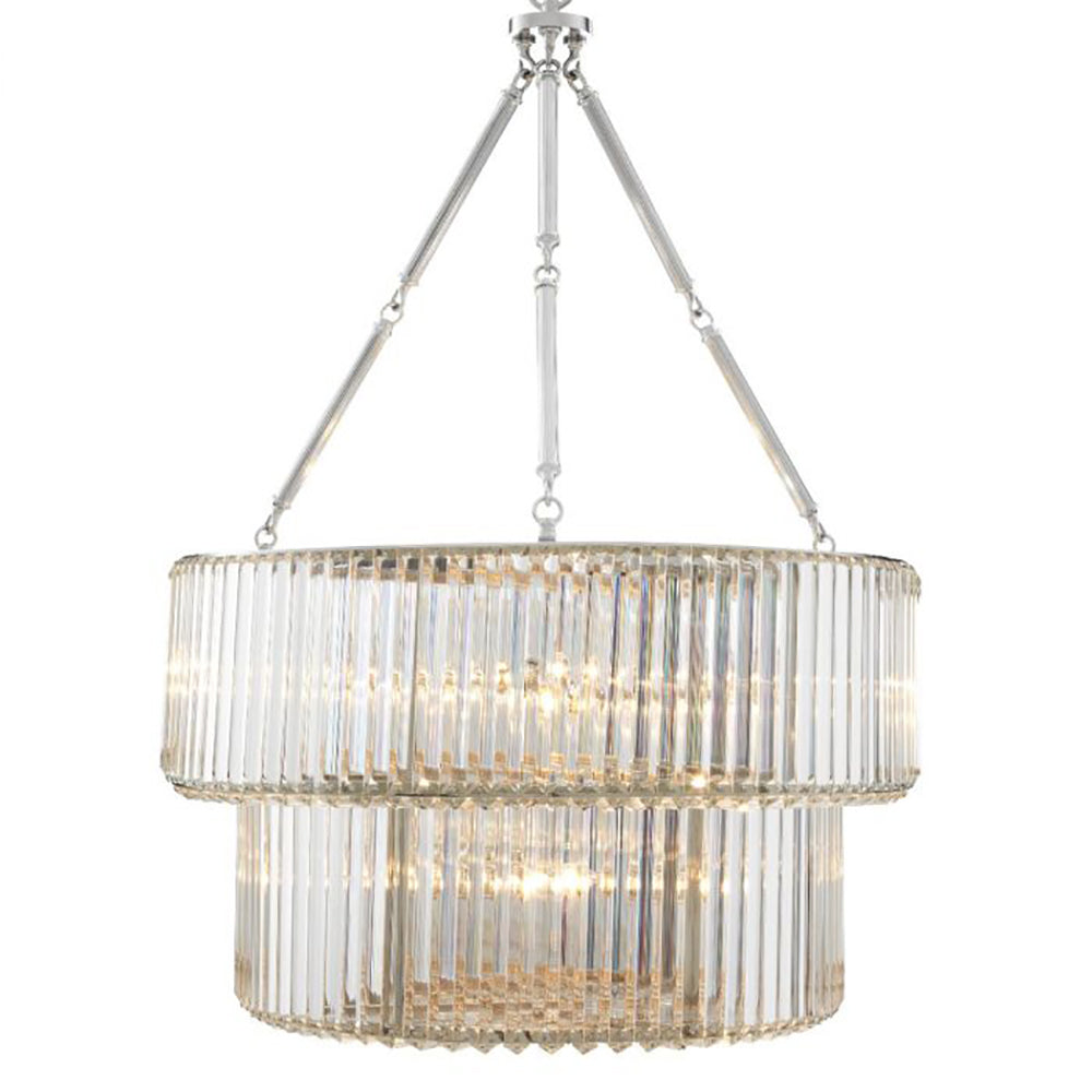 Double Infinity Crystal Chandelier By Eichholtz  Almost 50% OFF EX-DISPLAY