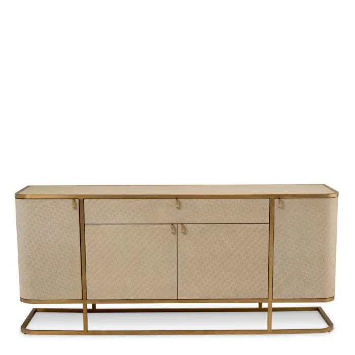 Dresser Napa Valley Woven washed oak veneer by Eichholtz-Renaissance Design Studio