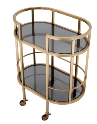 Drinks trolley Townhouse by Eichholtz ex showroom. 40% off 1 only-Renaissance Design Studio