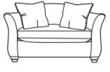 Durham Love Seat Sofa stock reduced by Westbridge