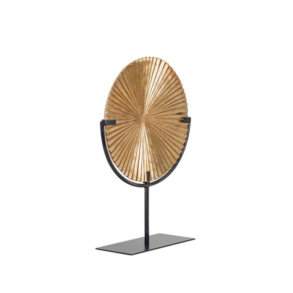 Dylan Gold Plate on Black Stand-Renaissance Design Studio