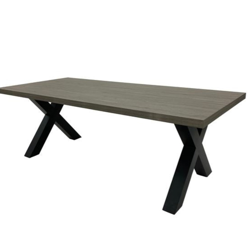 Dynasty Dining Table In 2 Sizes With Cross Leg-Renaissance Design Studio