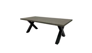 Dynasty  dining table with  metal X-leg on offer