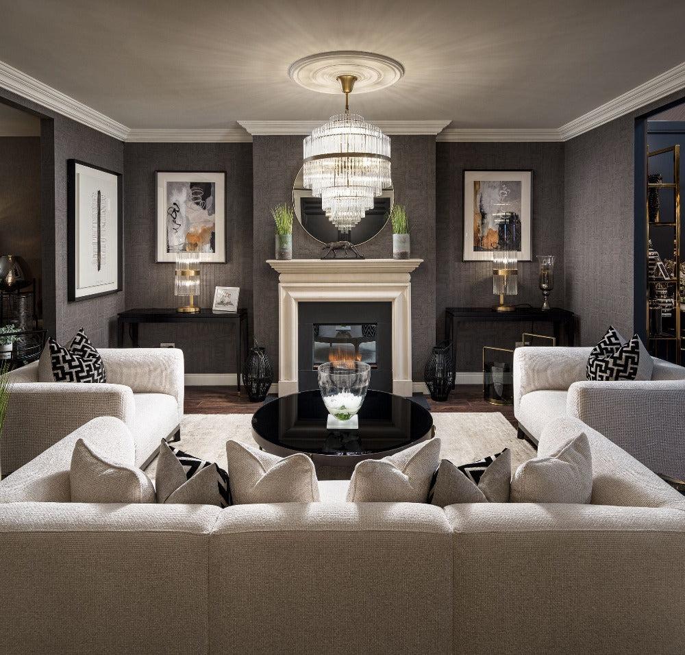 East Double Chandelier by Eichholtz ex showroom 30% off-Chandelier-Renaissance Design Studio