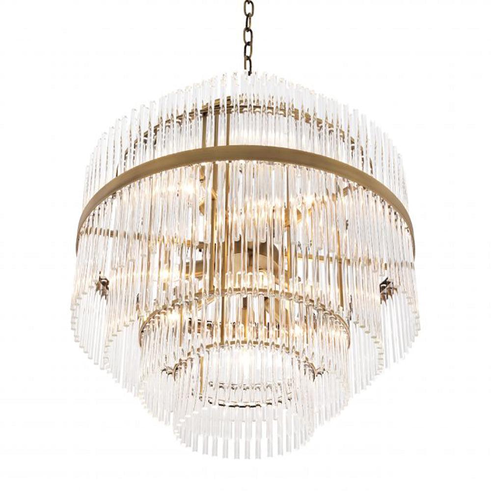 East Double Chandelier by Eichholtz Reduced-Renaissance Design Studio