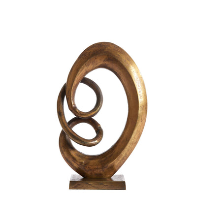 Edward antique abstract  bronze Ornament 2 Sizes