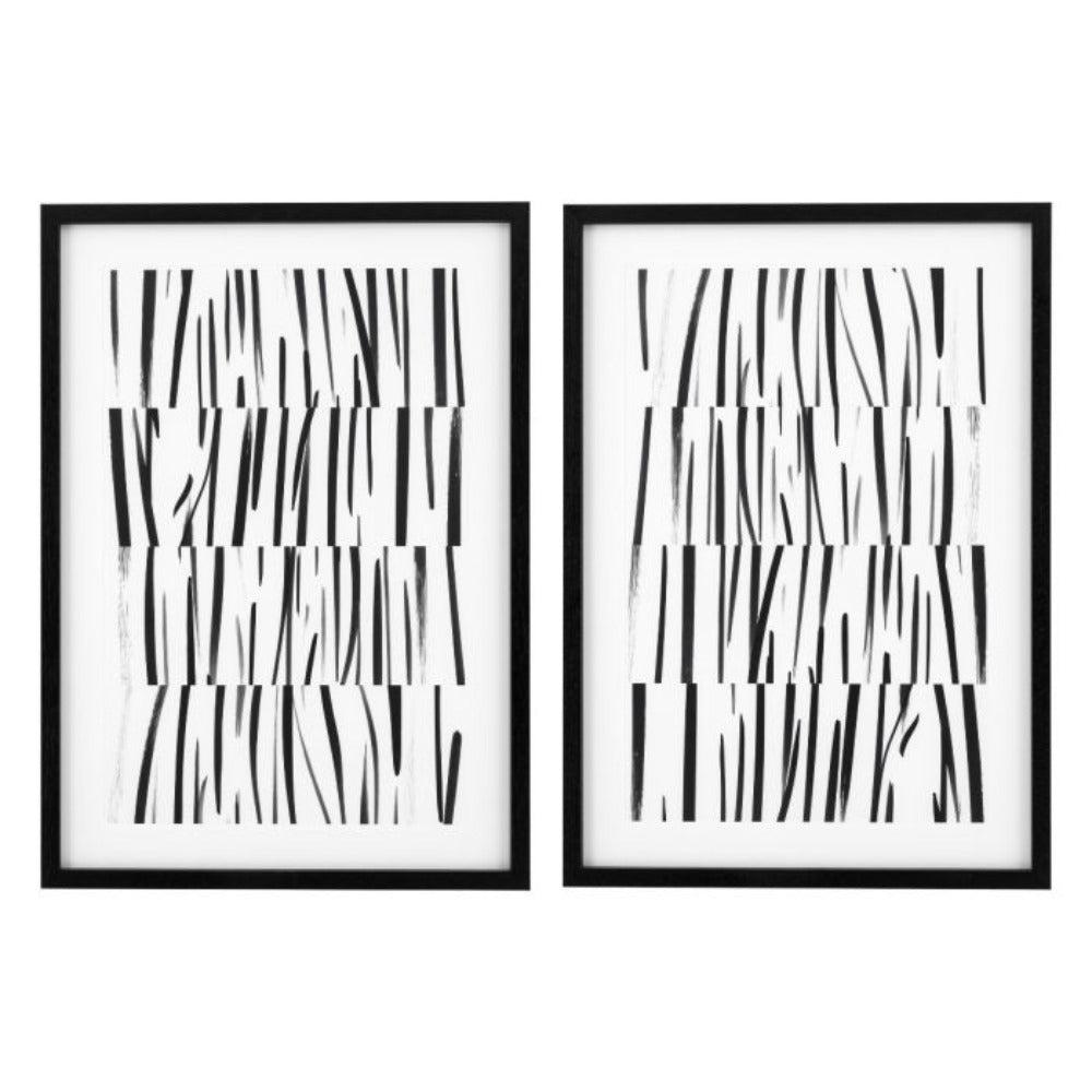 Eichholtz study of Cloth Framed Prints Set of 2 by Ivor Melotti SAVE 30% today last set