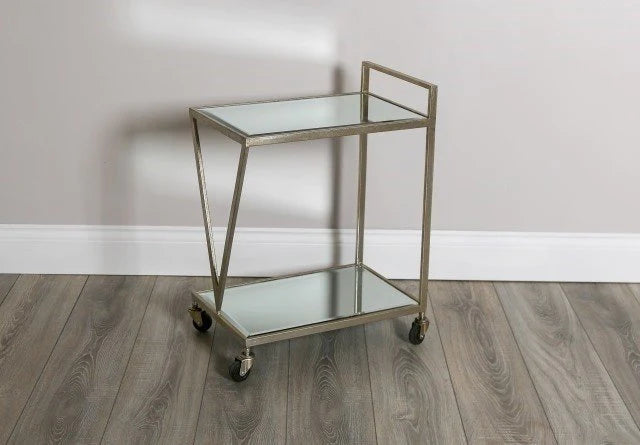 Elle Champagne Drinks Trolley. 2 tiers CLEARANCE REDUCED-Bar Trolley-Renaissance Design Studio