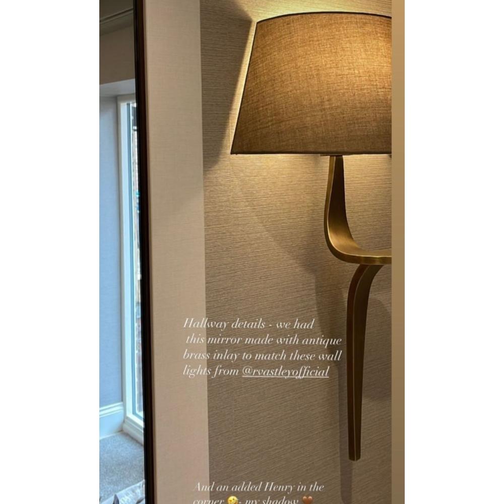 Elle Table Lamp In Antiqued Brass-Renaissance Design Studio