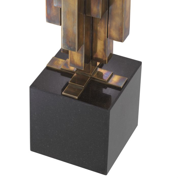 Ellis Table Lamp vintage brass by Eichholtz-Renaissance Design Studio