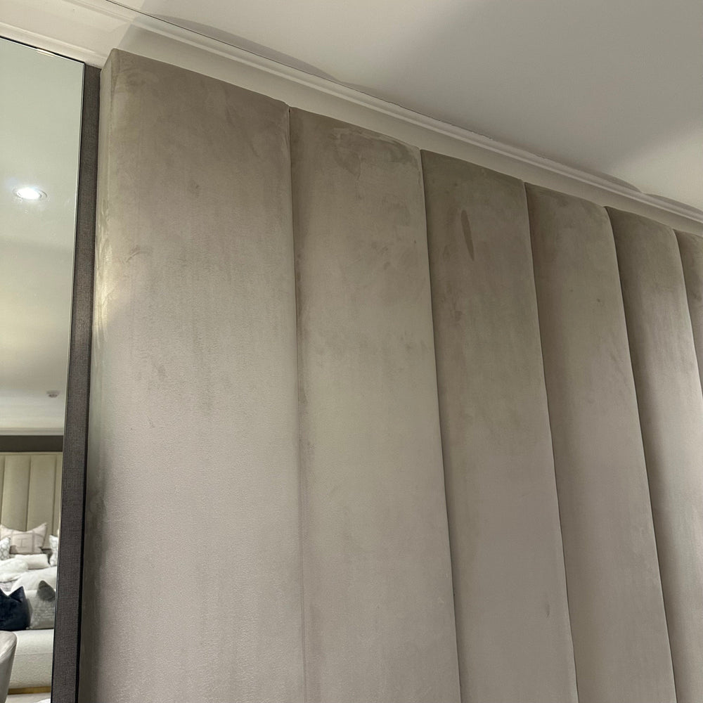 Emilia Emperor Full wall headboard with emperor  ottoman base custom made bed various options